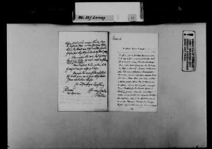 Schreiben von Gustav von Rotteck, Freiburg, an August Lamey: Glückwunsch zur Annahme des Landtagsmandats Lameys in Freiburg.