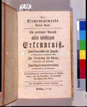 Elementarwerk zur Pädagogik, Bd. 4