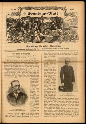 Ausgabe vom Sonntag, den 31. August 1902.