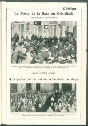 Nota gráfica del festival de la Sociedad de Mugía