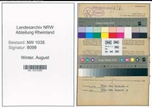 Entnazifizierung August Winter , geb. 06.11.1901 (Steiger)