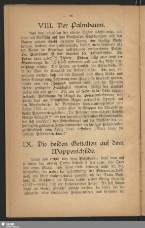 VIII. Der Palmbaum