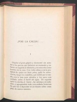 ¡Por la causa!....