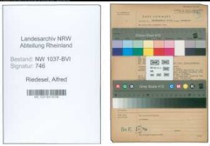 Entnazifizierung Alfred Riedesel , geb. 00.00.0000 (Schlosser)