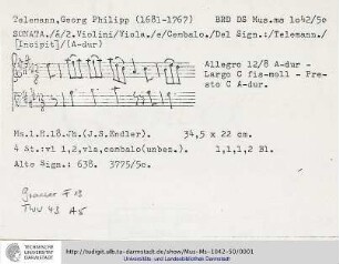 Quartett A-Dur