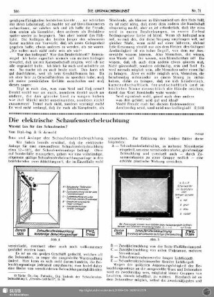 Die elektrische Schaufensterbeleuchtung (Schluß)