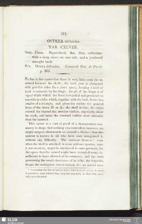 Ostrea deltoidea. Tab. CXLVIII