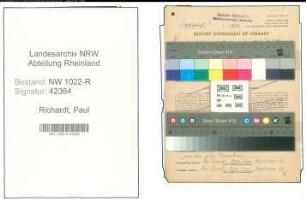 Entnazifizierung Paul Richardt , geb. 29.06.1911 (Lokfuehrer)