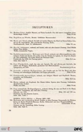 Skulpturen (Nr. 711-773)