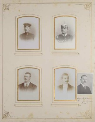 Carte de Visite-Album des Männer-Turnvereins zu Friedenau; Blatt 3