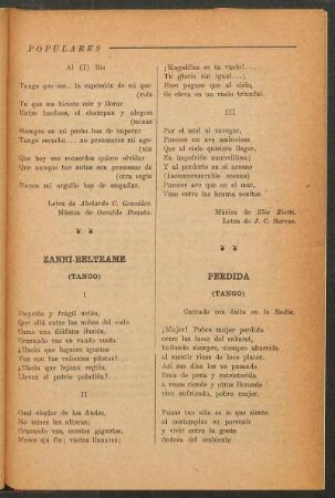 Pérdida : (Tango)