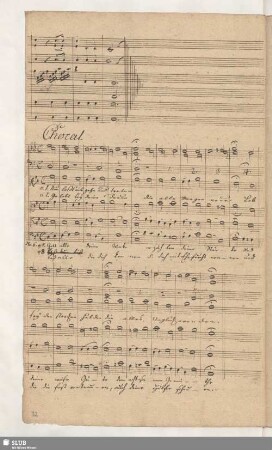 Choral: Nun laßt uns geh'n und treten