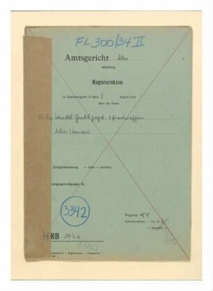 Fritz Wendel GmbH Jagd- & Sportwaffen, Ulm-Söflingen (HRB 147a)