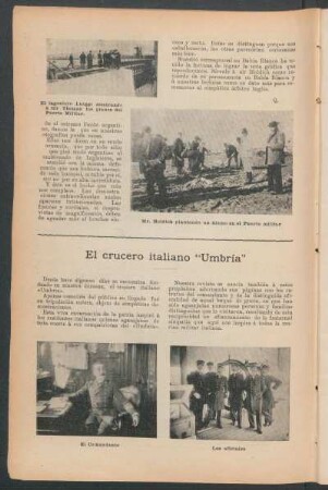 El crucero italiano "Umbria"