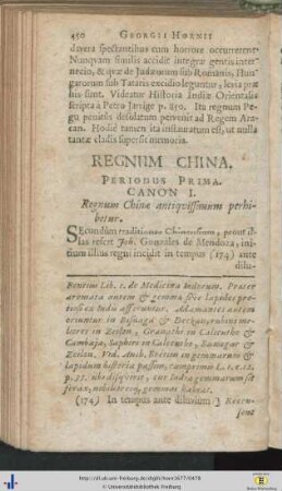 Regnum China. Periodus I.–IV.