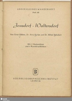 Jonsdorf - Waltersdorf