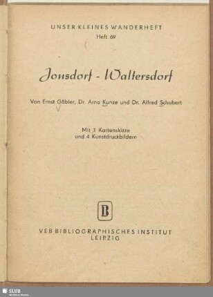 Jonsdorf - Waltersdorf