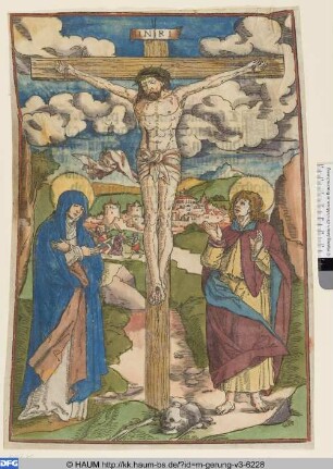 Christus am Kreuz (Aus dem zweiten Augsburger Missale)