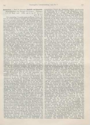 249-253 [Rezension] Gottschick, Johannes, Homiletik und Katechetik
