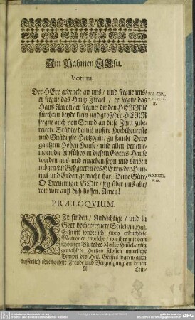 Text : Praeloquium. Textus. Exordium. Tractatio.