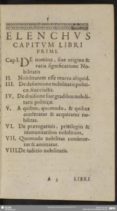 [Libri I. De Nobilitate generis]