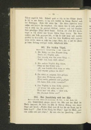 104. Der Zaunkönig und der Bär.