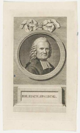 Bildnis des Ioh. Ioach. Spalding