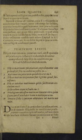 Praesumpt. LXXVII. - LXXIX.