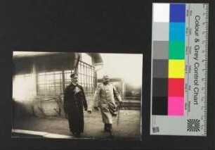 Aufnahme Prinz Heinrich von Preußen und Feldmarschall Paul von Hindenburg, Bahnhof