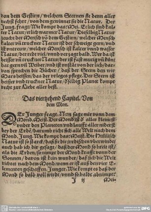 Das viertzehend Capitel./Von dem Mon.