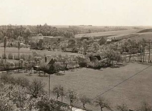 Mittelsächsisches Hügelland. Jahnatal oberhalb von Zschaitz über Raderitz gesehen