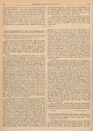 592-593 [Rezension] Abhandlungen über Theologie und Kirche