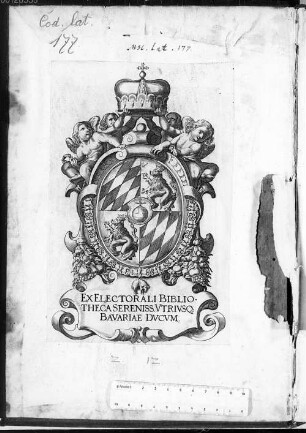 Aristotelis de physico audito (sic) libri VIII Georgio Trapezuntio interprete - BSB Clm 177