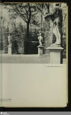 Musenrondell, Glume, um 1750