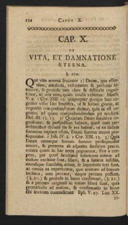Cap. X. De Vita, Et Damnatione Aeterna.