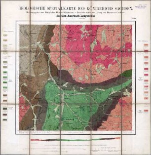[5440] Auerbach, Geologische Specialkarte des Königreichs Sachsen