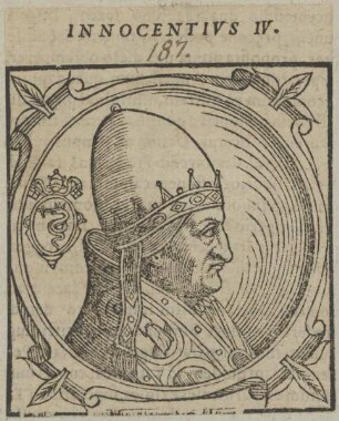 Bildnis von Papst Innocentius IV.