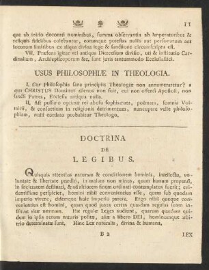 Doctrina De Legibus