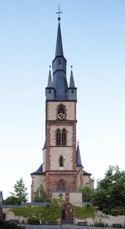 Katholische Pfarrkirche Sankt Dionysius und Valentinus — Westturm