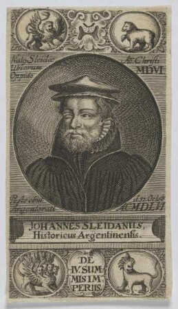 Bildnis des Johannes Sleidanus