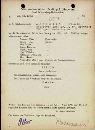 Schnaith, Wilhelm