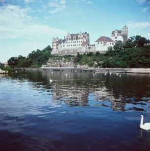 Blick auf Schloss Bernburg