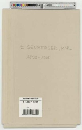 Eisenberger, Karl, Kassenassistent