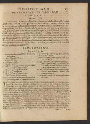 De Exheredatione Liberorum. Titulus XIII.