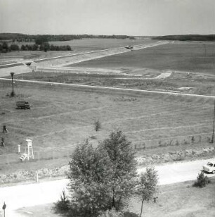 Oberlausitzer Teichgebiet. Speicherbecken Quitzdorf südwestlich Niesky (Schwarzer Schöps) zur Brauchwasserversorgung des Kraftwerkes Boxberg