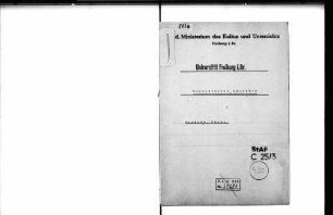 Unterbringung des Geologisch-Paläontologischen Instituts