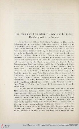 21: Die ehemalige Franziskaner-Kirche zur heiligsten Dreifaltigkeit in München