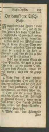 Der danckbare Tisch-Gast