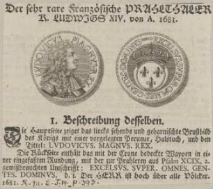 Bildnis von Ludwig XIV., König von Frankreich