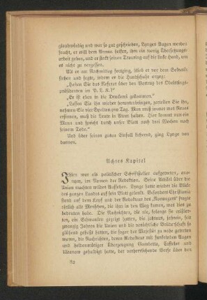 Achtes Kapitel